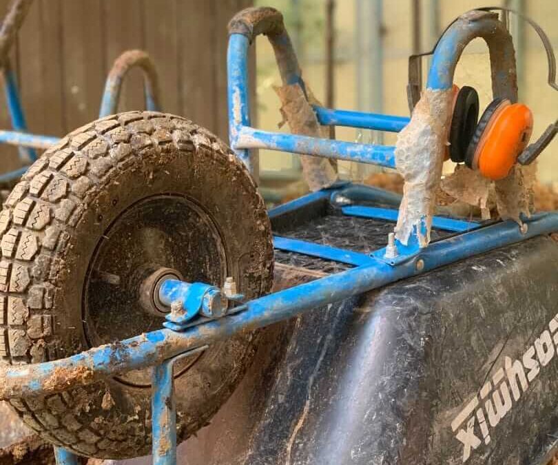 photo shows our team underpinning a home in Melbourne