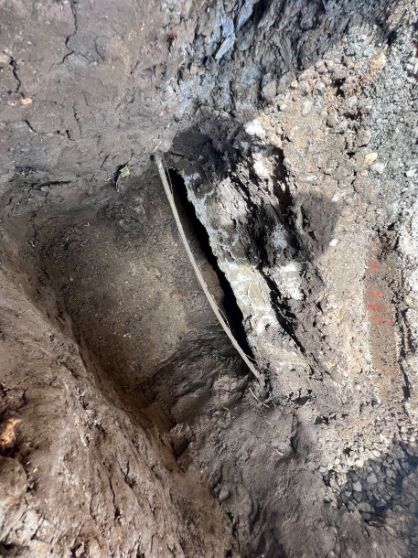 Hole dug for house construction by Underpinning in Bentleigh