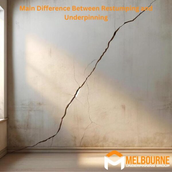 Main Difference Between Restumping and Underpinning