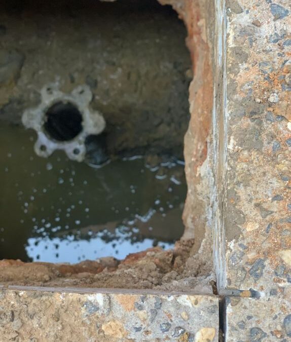 Screwpile installed by Underpinning Team in Mentone