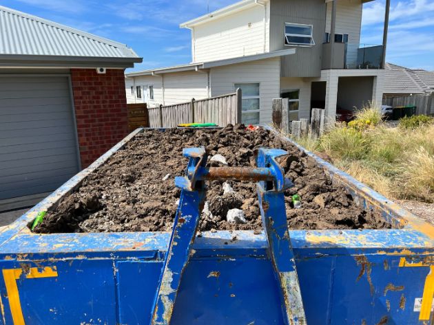 Skip bin being used by Underpinning Lilydale Experts