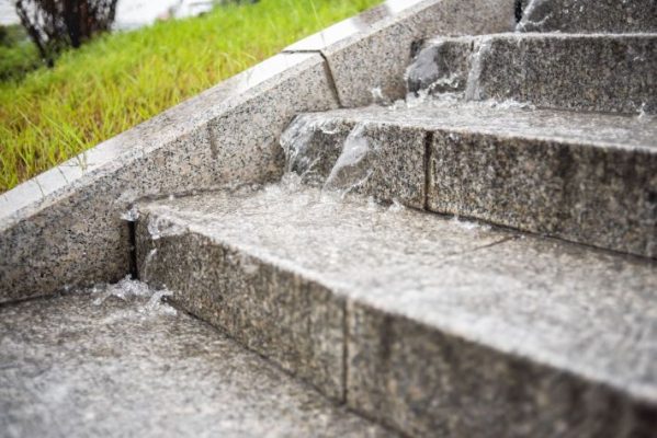 heavy rain causing subsidence in Melbourne